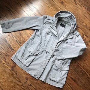 Gray Field Jacket (plus size)